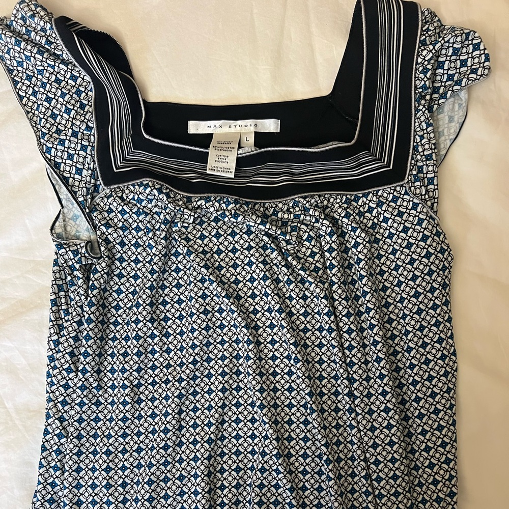 Large Max Studio Pattern sleeveless